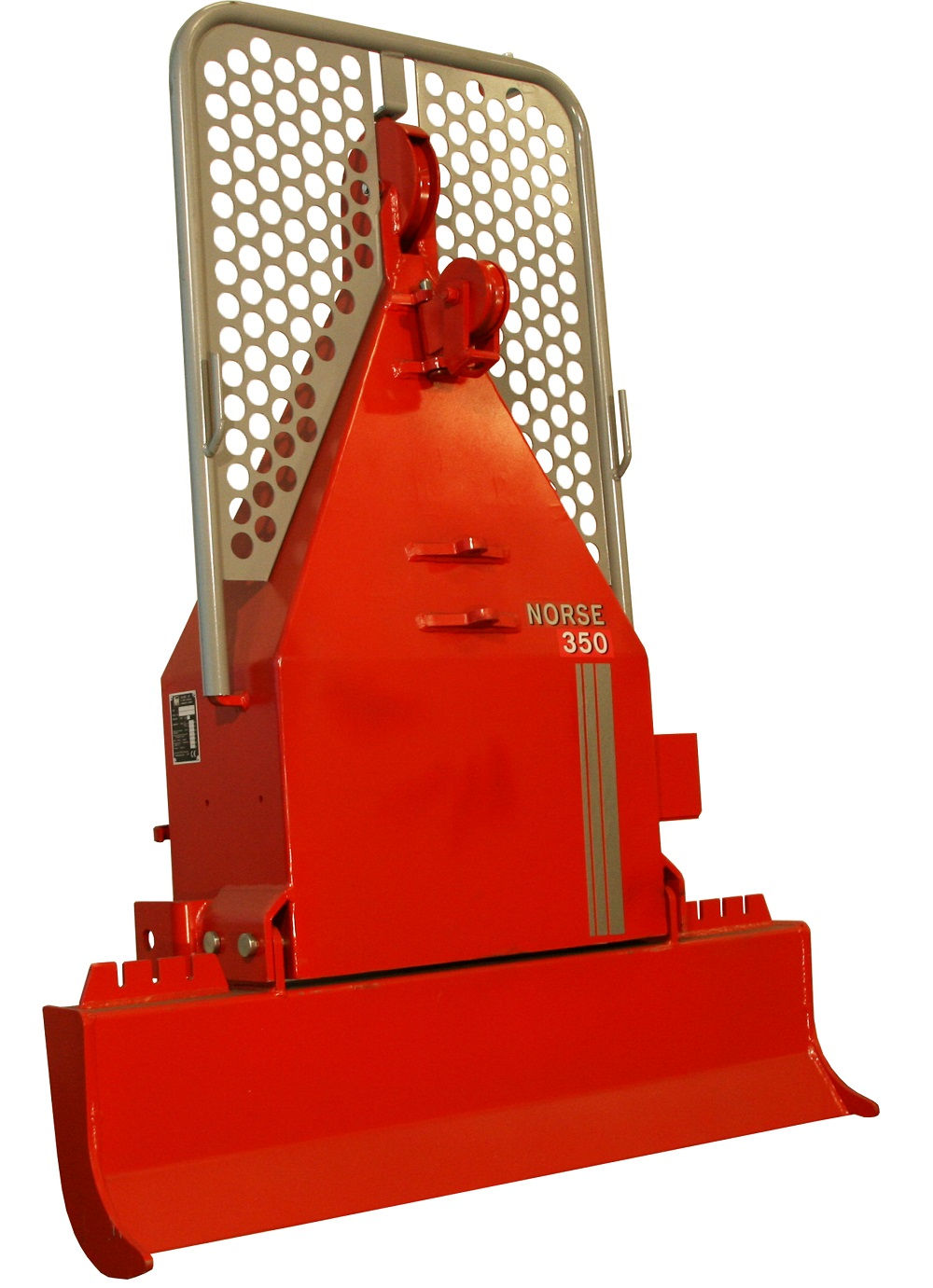 Norse logging winch on a white background