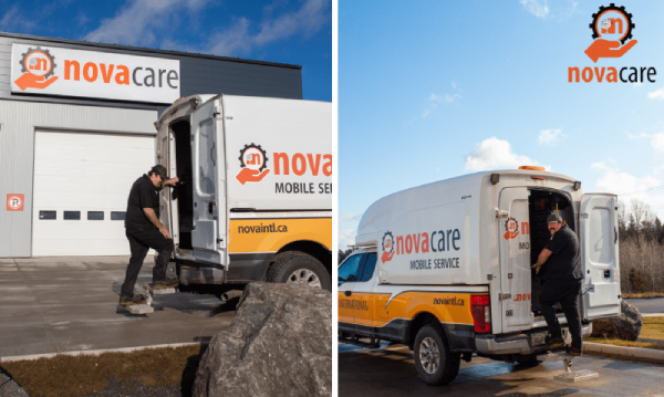 Nova Care, on the road, technician image